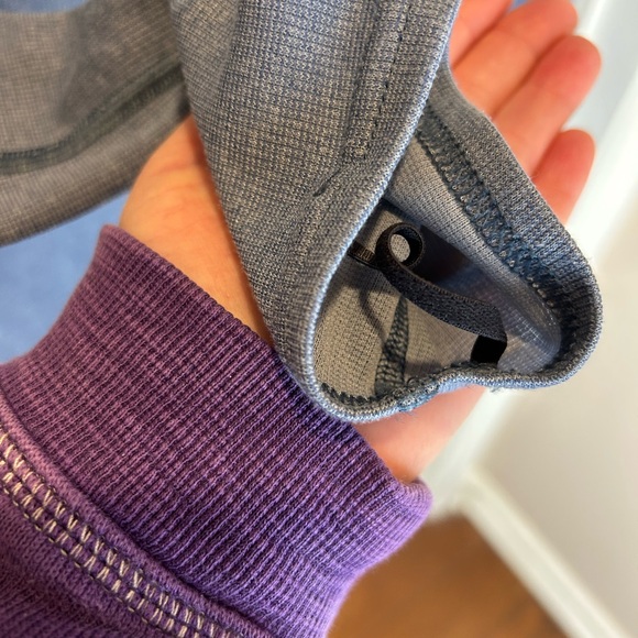 PATAGONIA POLARTEC CAPILENE BASE LAYER BLUE GRAY MEN SMALL - Picture 3 of 6